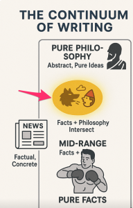 Spectrum of writing styles explained visually